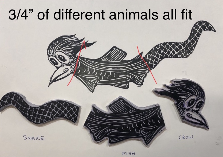 Make an Animal: Participate in an Exquisite Corpse printmaking project ...